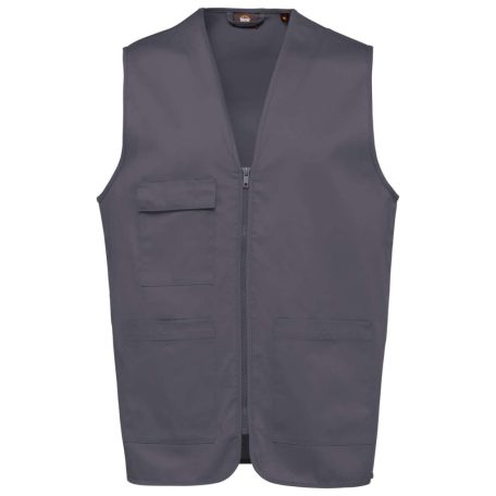 Designed To Work WK608 UNISEX POLYCOTTON MULTI-POCKET VEST S