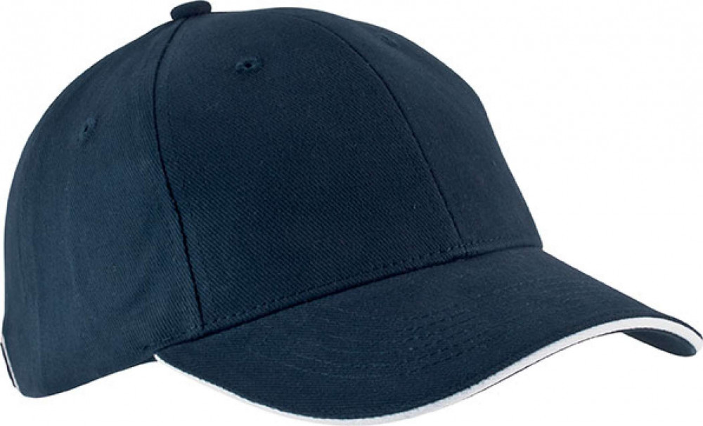 Kariban Orlando 6 paneles pamut baseball sapka