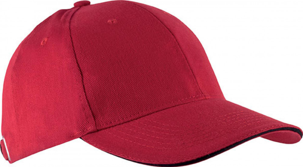 Kariban Orlando 6 paneles pamut baseball sapka