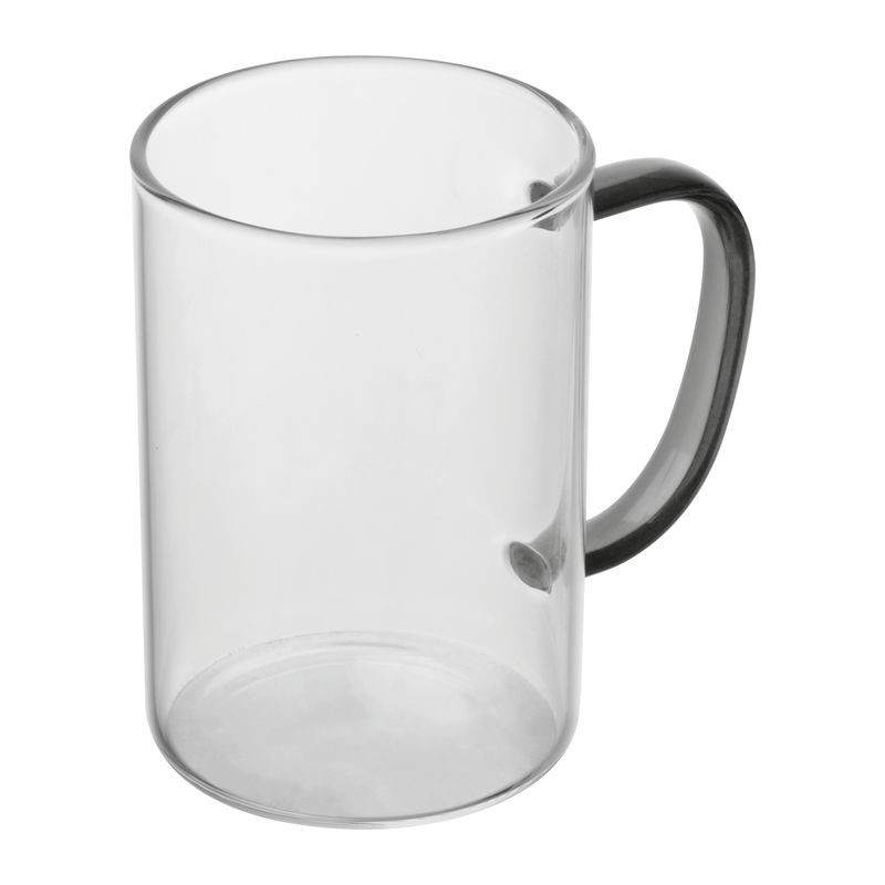 Üveg bögre színes füllel, 250 ml